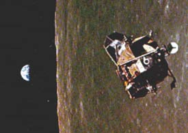 Docking in lunar orbit, 1969