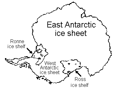 Antarctic ice sheets